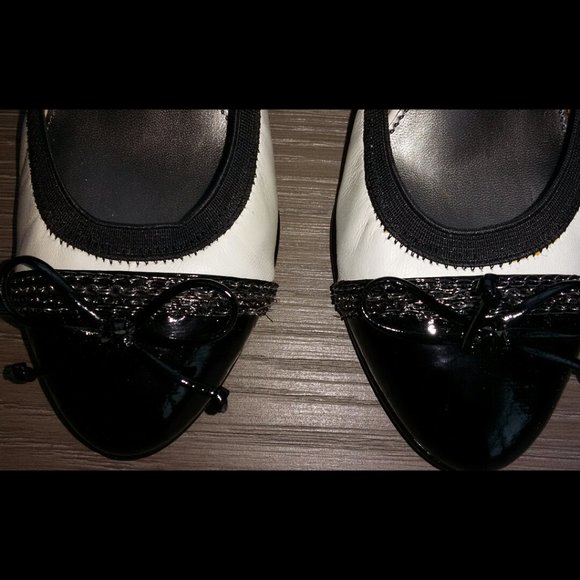 Adrienne Vittadini Black and White Heels - Picture 4 of 10